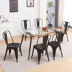 GENERICO - Juego de Comedor Mykonos 1+6
