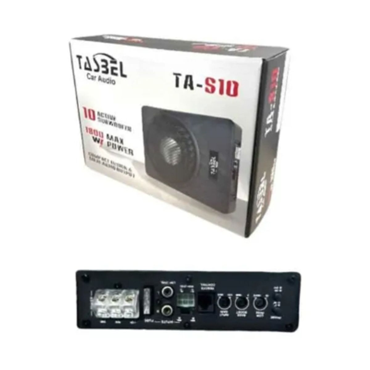 GENERICO - Subwoofer 10 Pulgadas 1800 W Rectagular