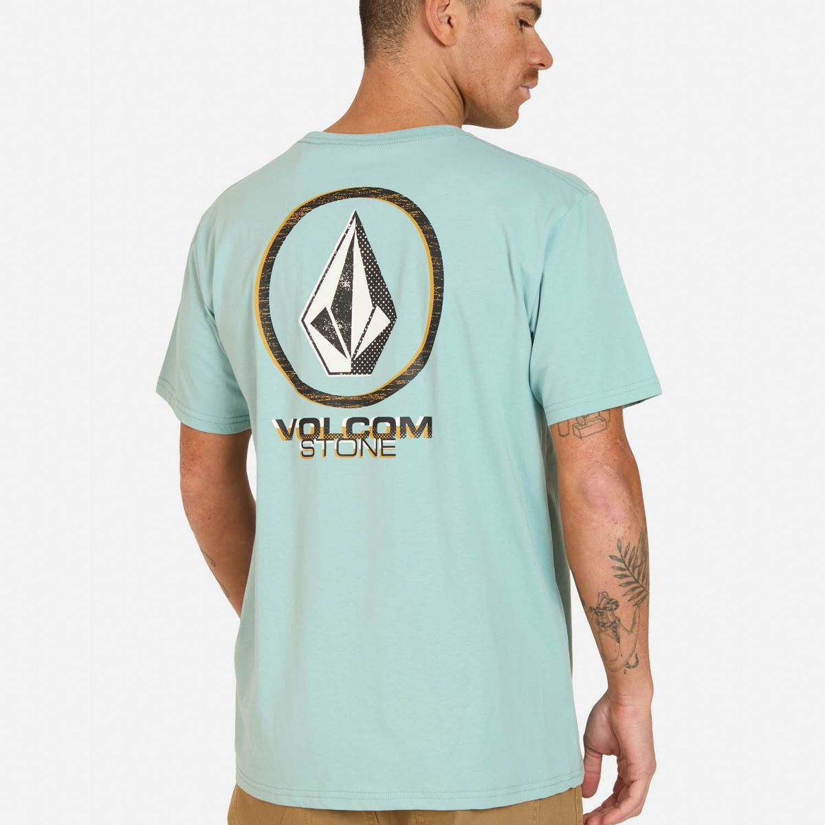 VOLCOM - Polera MC Morristone Azul Hombre Volcom - Celeste