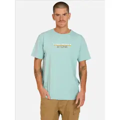 VOLCOM - Polera MC Morristone Azul Hombre - Celeste