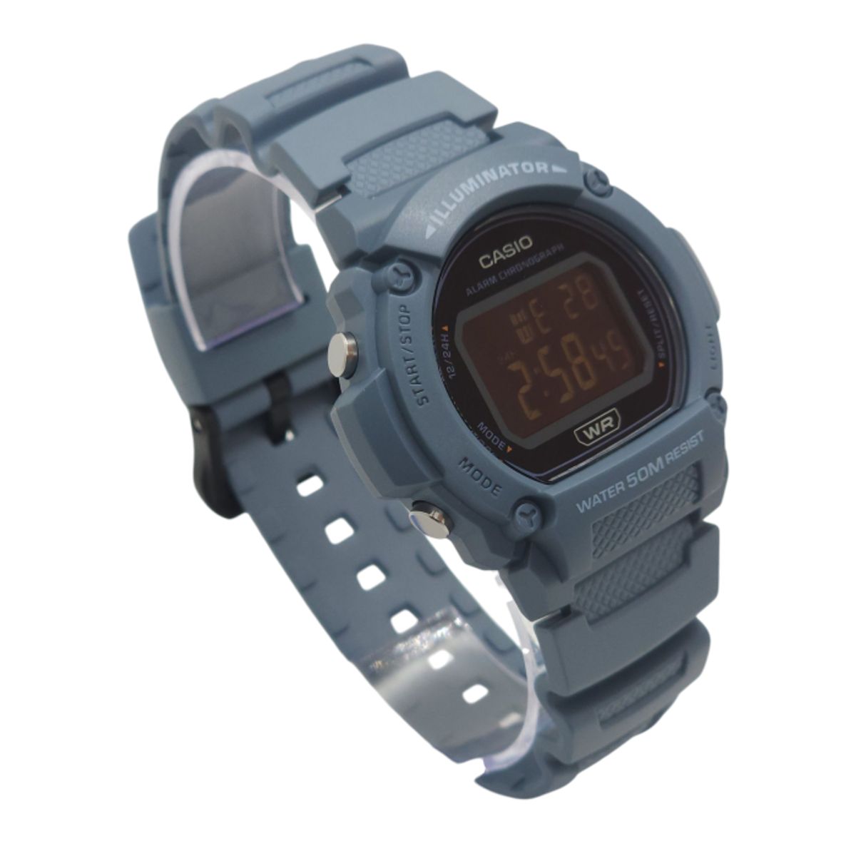 CASIO - Reloj de pulsera Casio unisex W-219HC-2BV azul