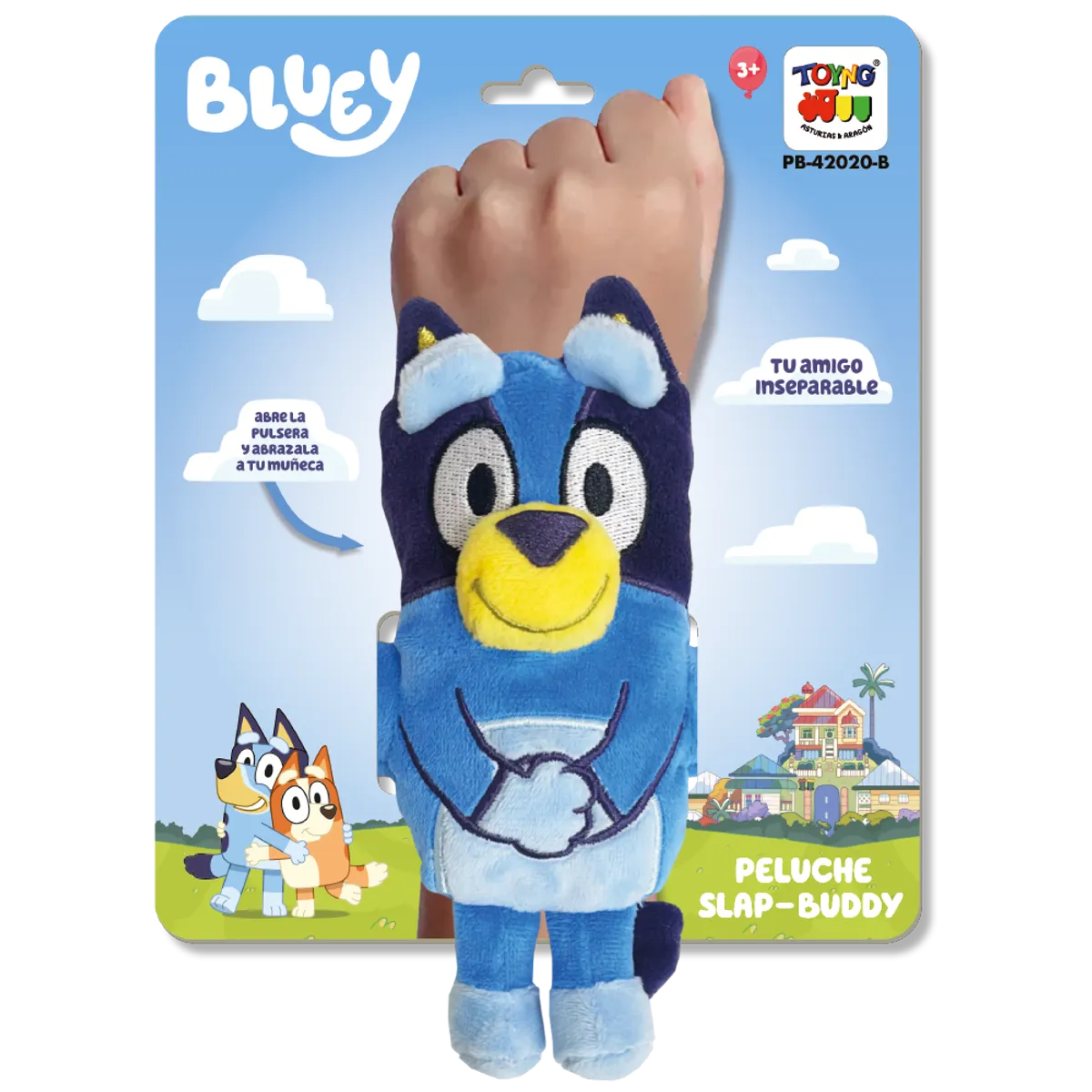 BLUEY - Peluche Slap-Buddy Bluey - Bluey