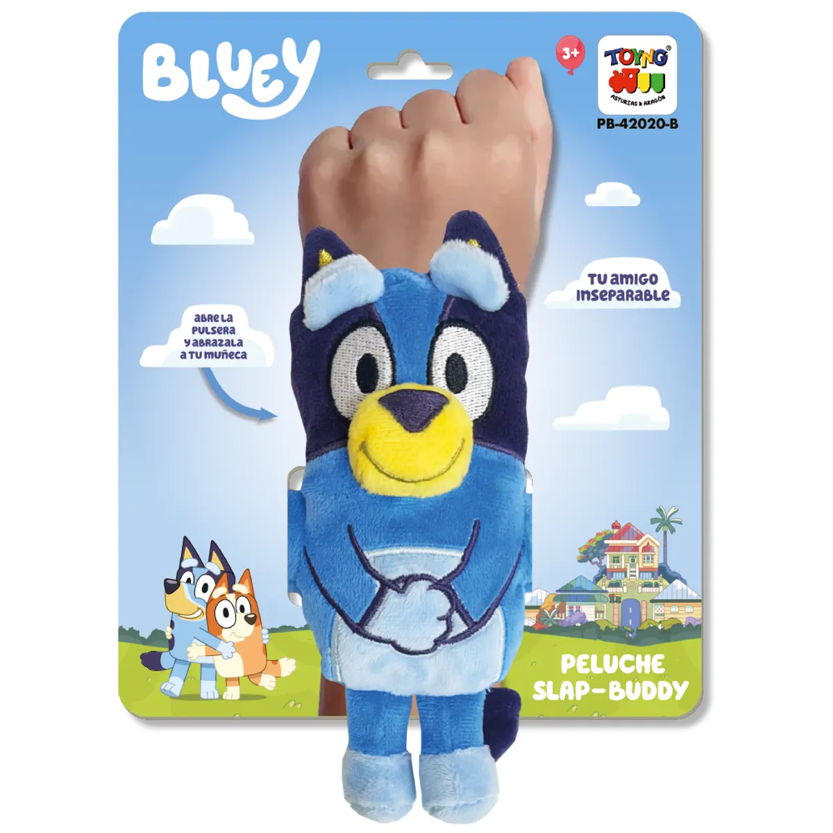 BLUEY - Peluche Slap-Buddy Bluey - Bluey