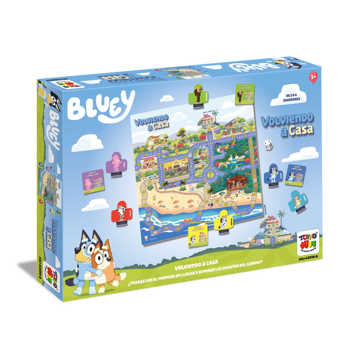 BLUEY - Juego de Mesa Volviendo A Casa - Bluey