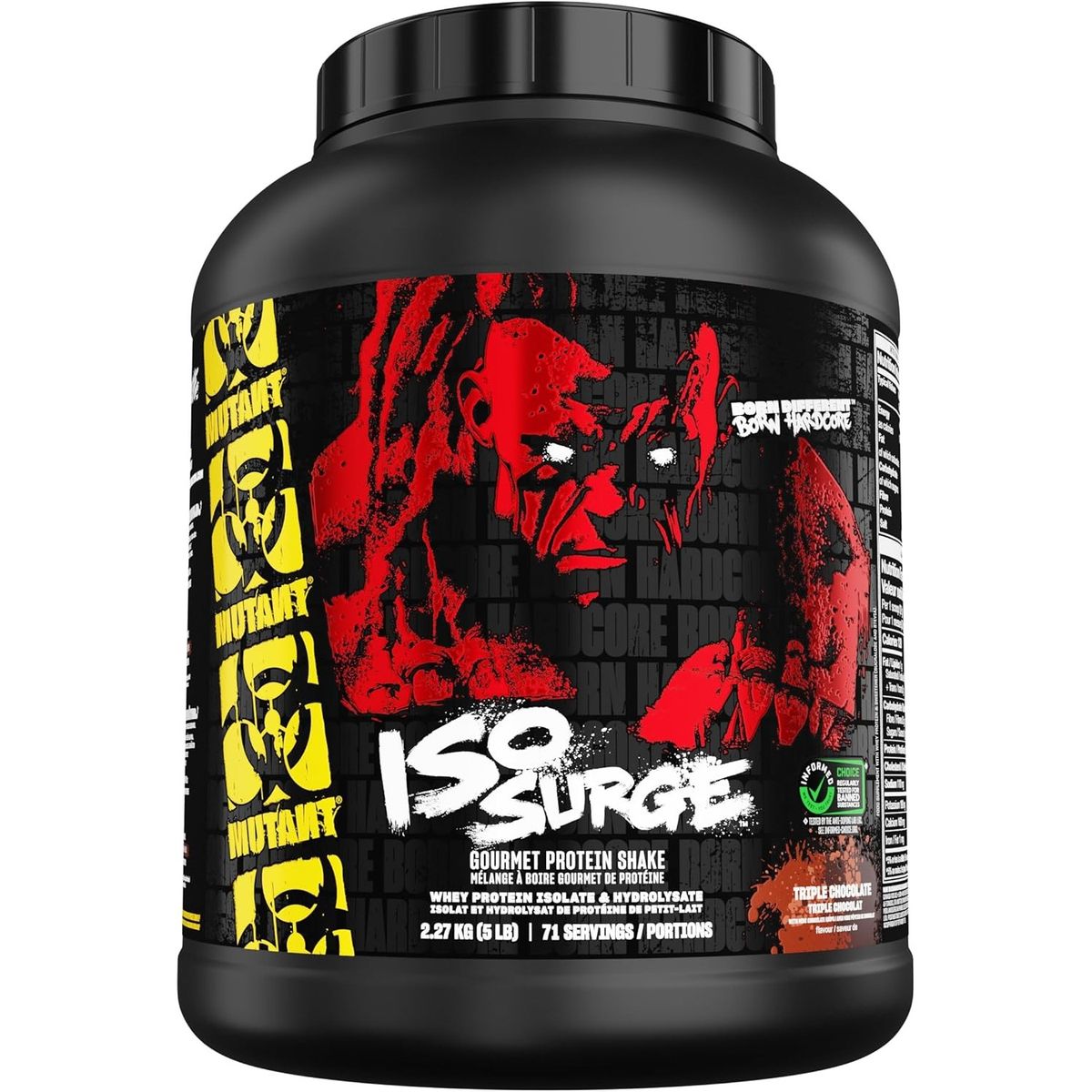 MUTANT - Mutant Iso Surge Whey Protein Isolate 5 Lbs Triple Chocolate