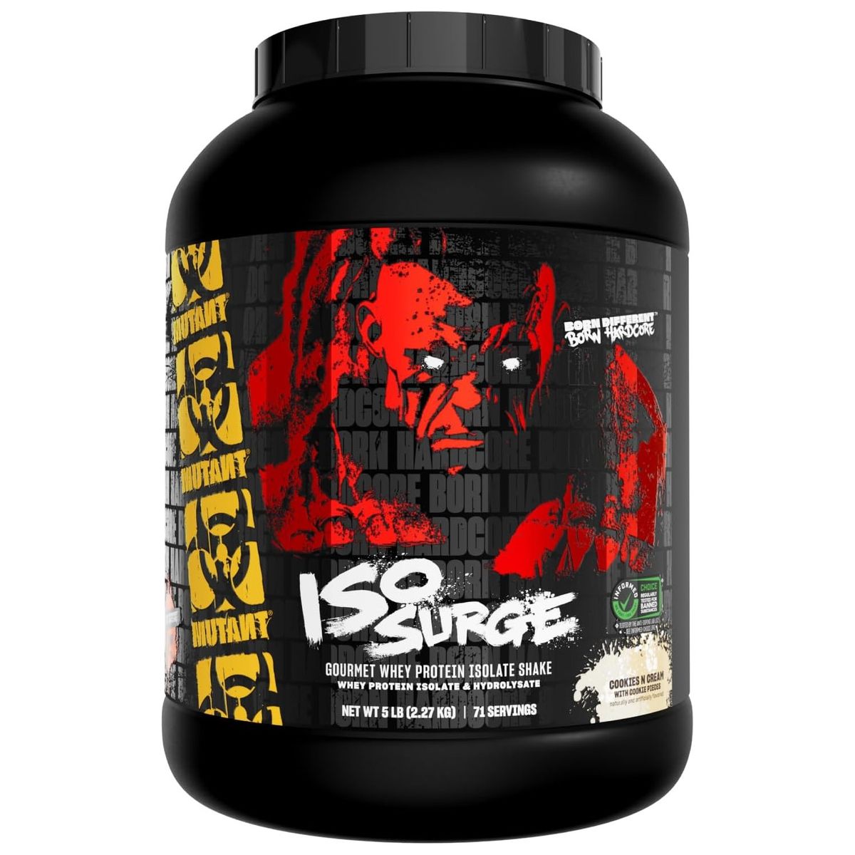 MUTANT - Mutant Iso Surge Whey Protein Isolate 5 Lbs Cookies & Cream