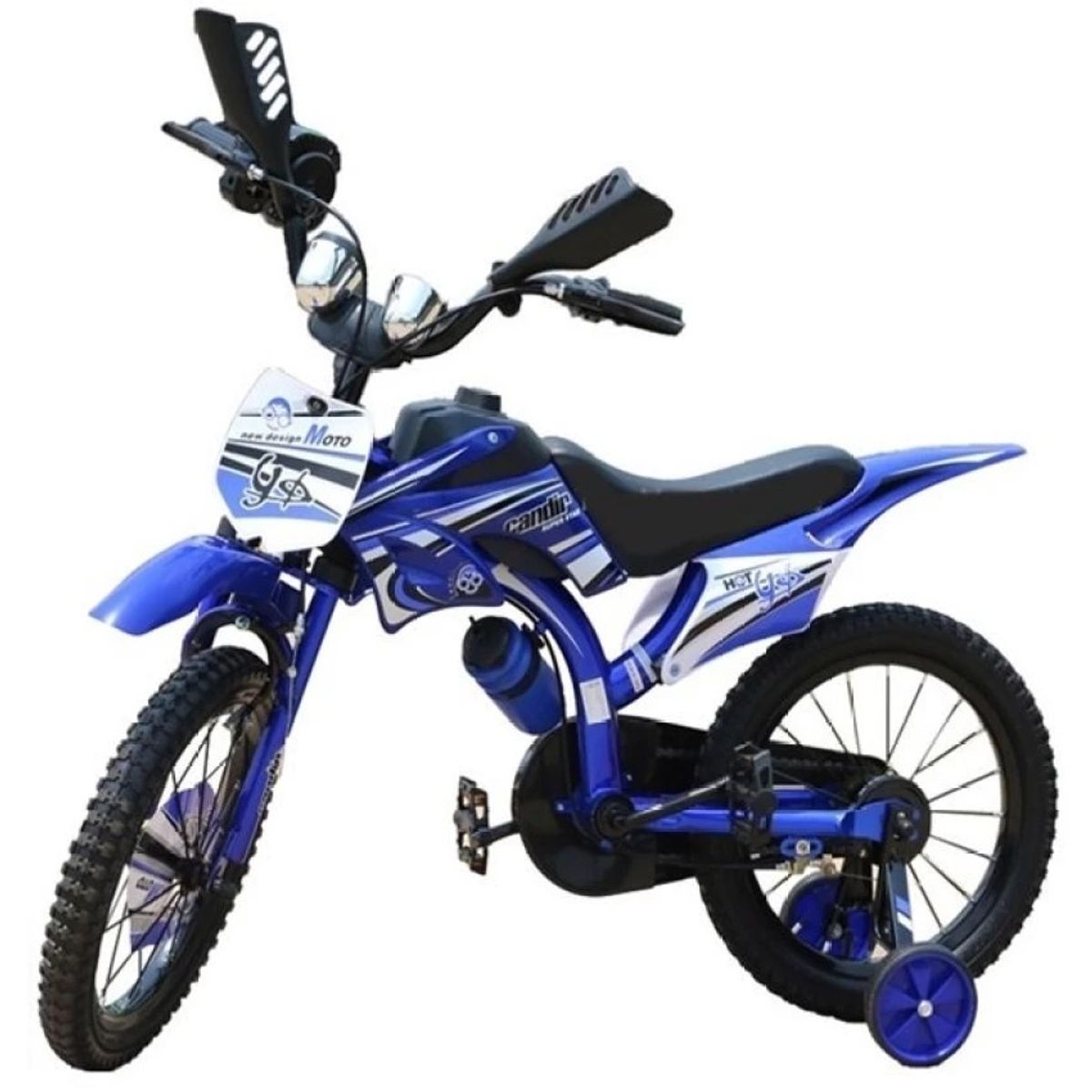 GENERICO - Bicicleta Infantil BiciMoto Aro 20 MotoBike  Motocross