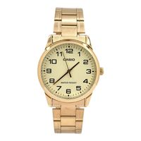 Reloj caballero MTP-V001G-9B correa acero dorada