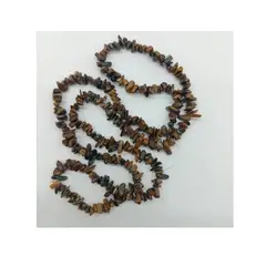 GENERICO - Ojo De Tigre Piedras Naturales Perforadas Para Joyas Chip