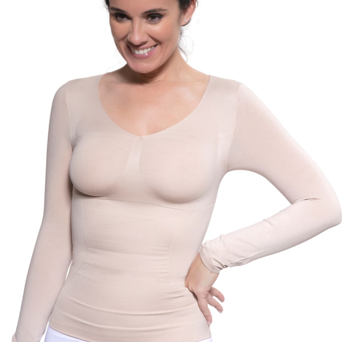 DAILY - Camiseta Modelante Manga Larga Karam