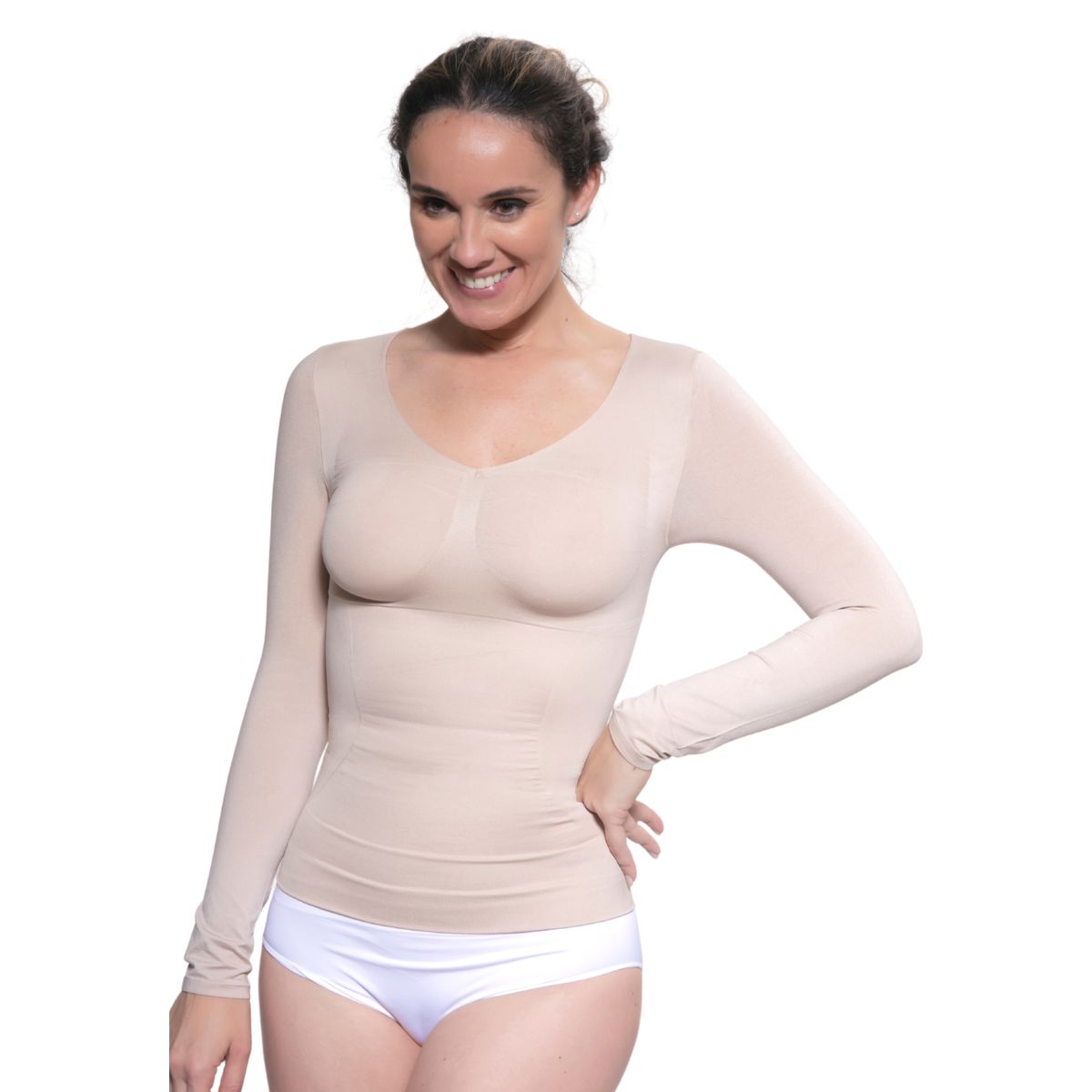 DAILY - Camiseta Modelante Manga Larga Karam