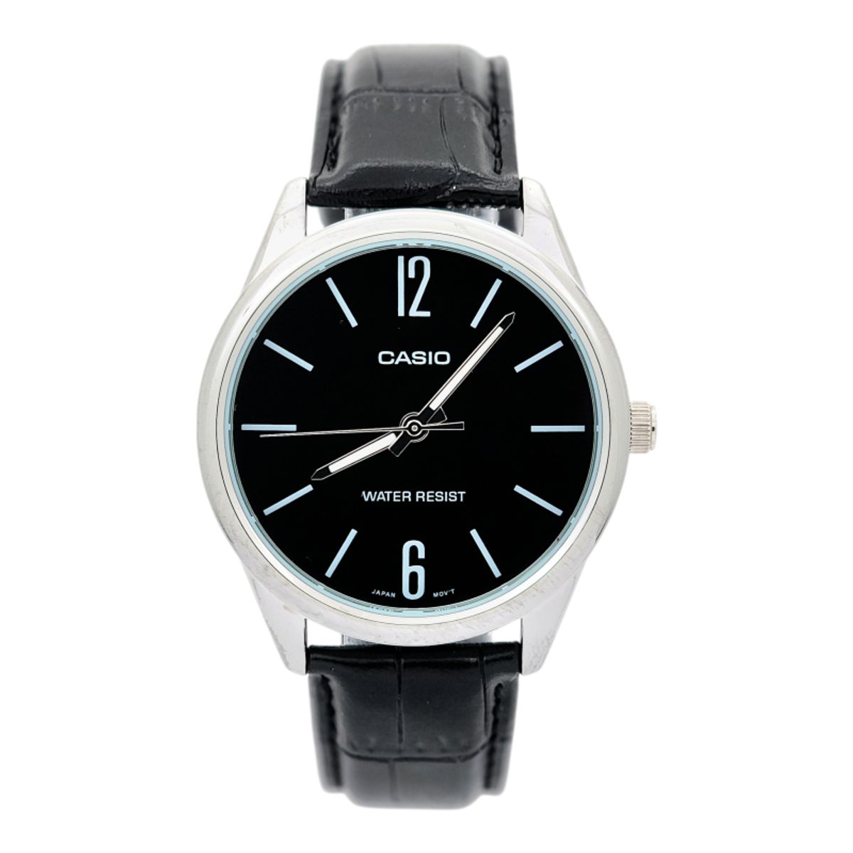 CASIO - Reloj Casio caballero MTP-V005L-1B correa cuero negro