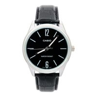 Reloj caballero MTP-V005L-1B correa cuero negro