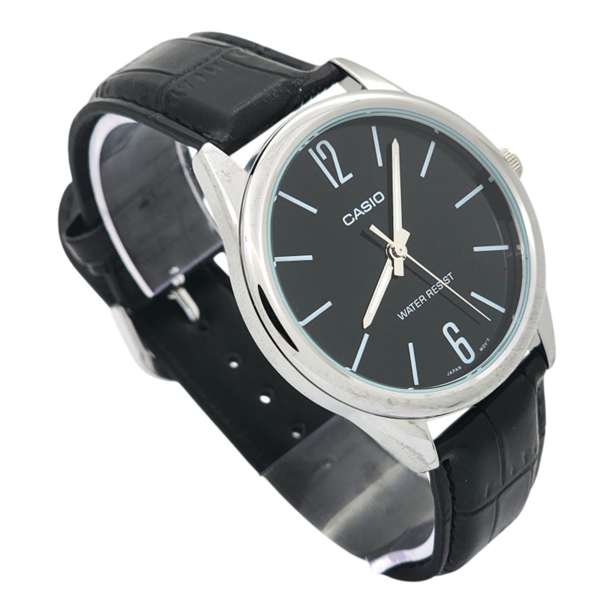 CASIO - Reloj Casio caballero MTP-V005L-1B correa cuero negro