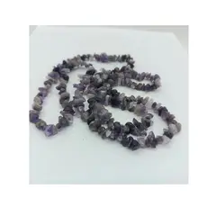GENERICO - Piedra Amatista Chip Piedra Energética Perforada