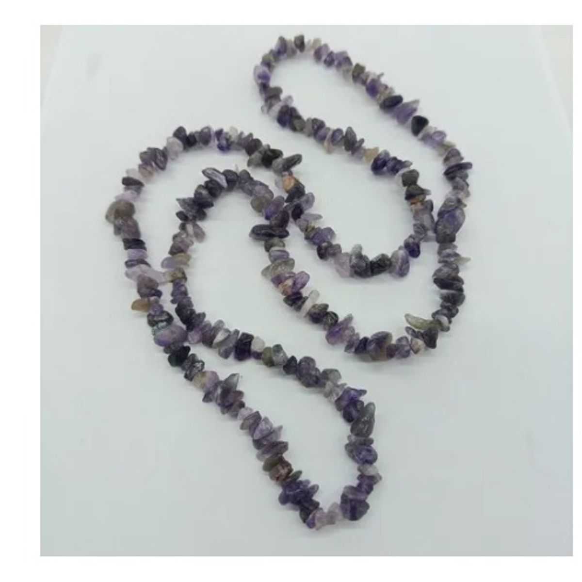 GENERICO - Piedra Amatista Chip Piedra Energética Perforada