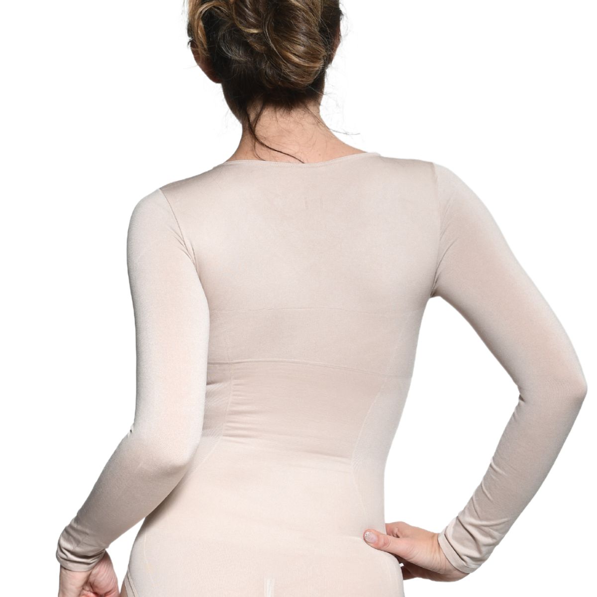 DAILY - Body Modelante Manga Larga Karam