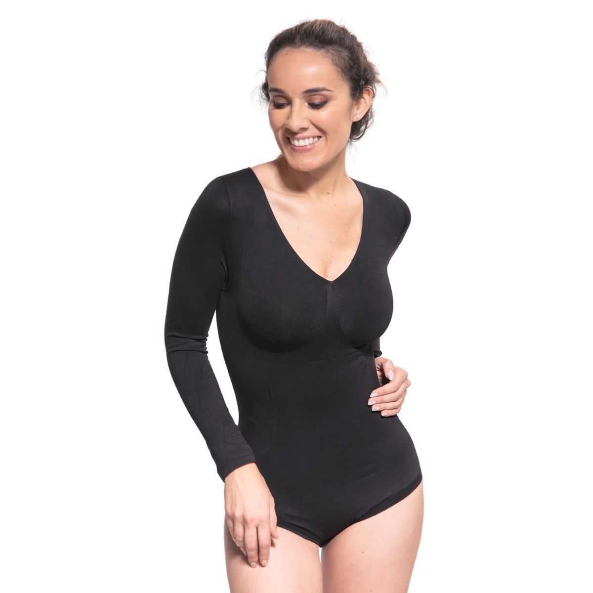 DAILY - Body Modelante Manga Larga Karam