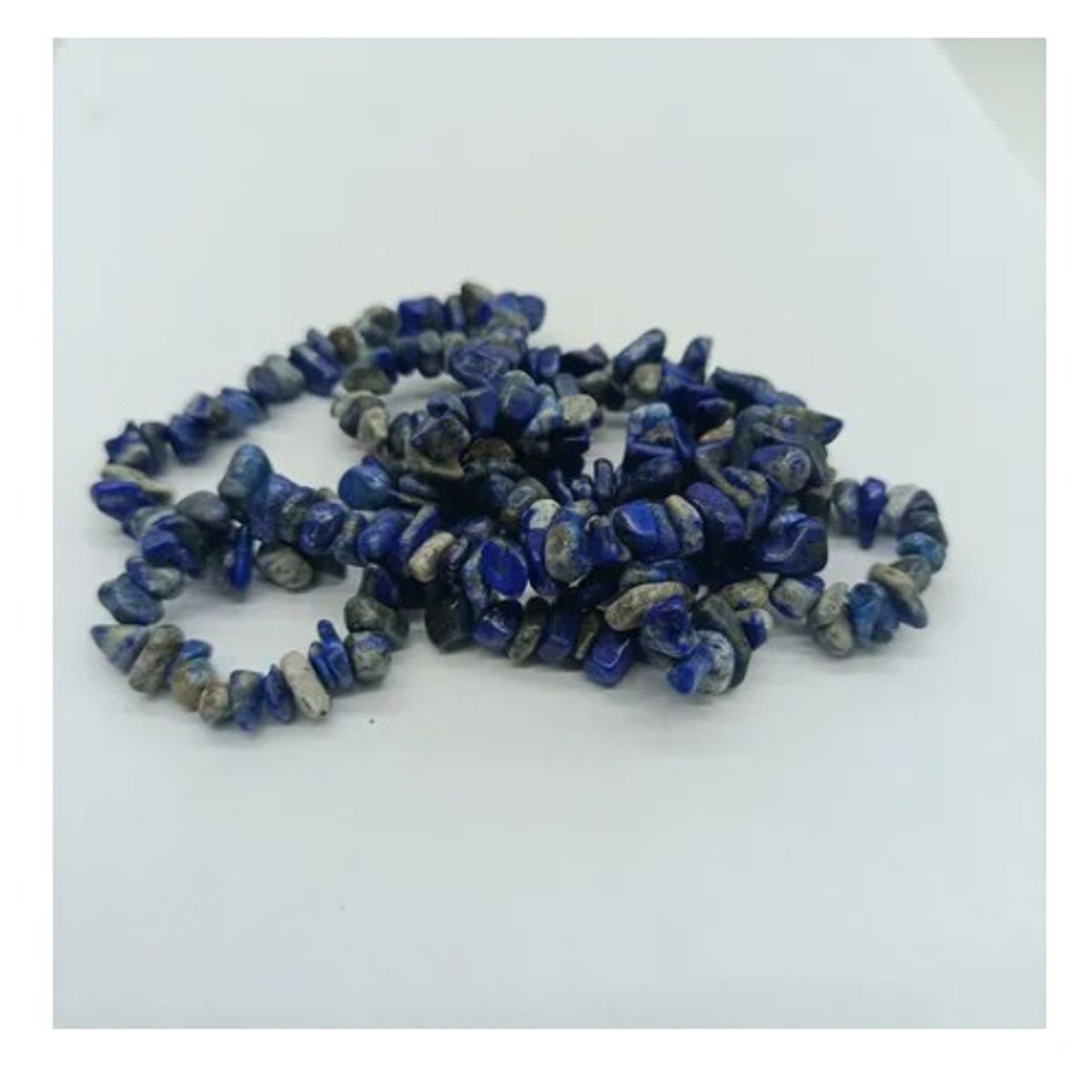 GENERICO - Piedra Lapislázuli Chip Piedra Energética Perforada