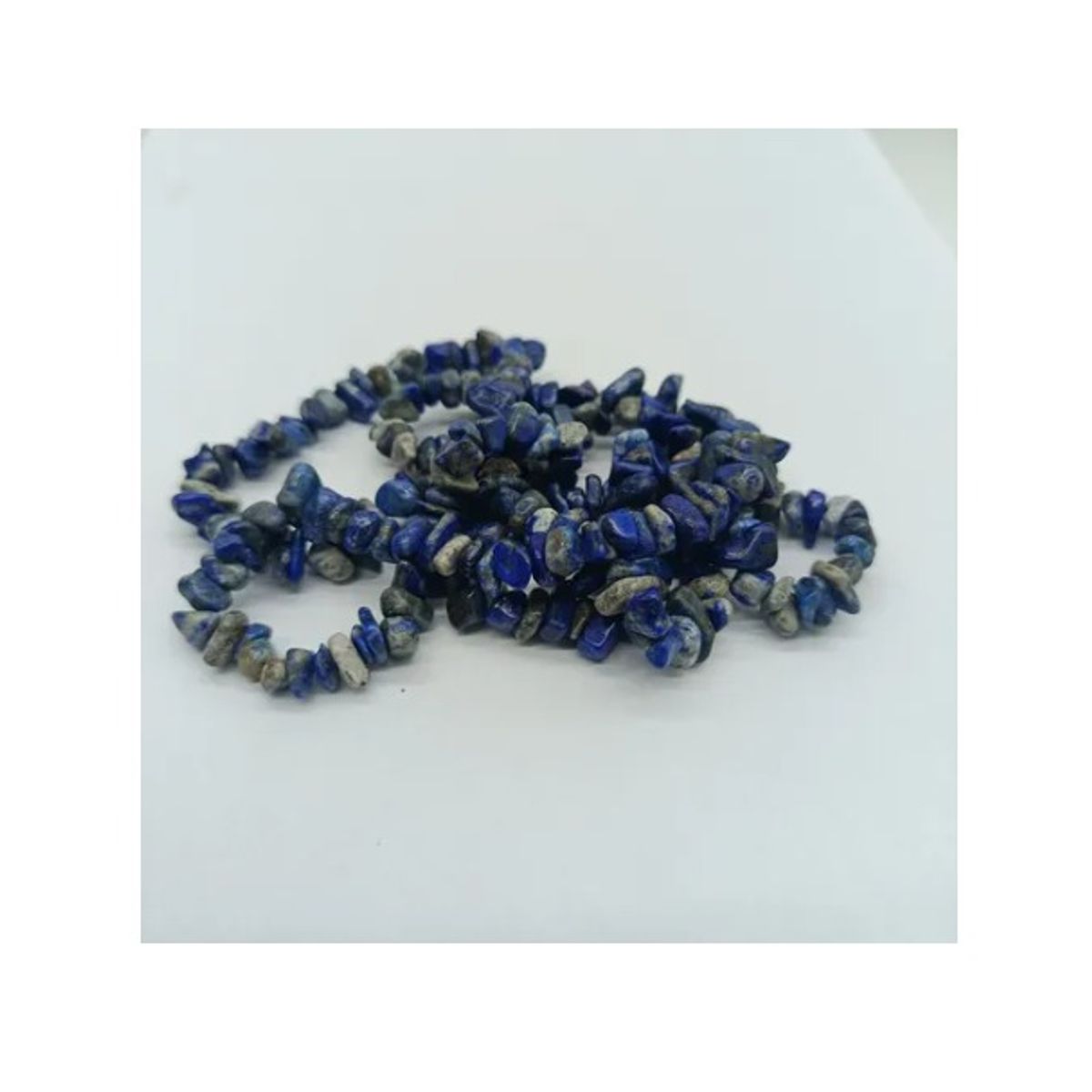 GENERICO - Piedra Lapislázuli Chip Piedra Energética Perforada