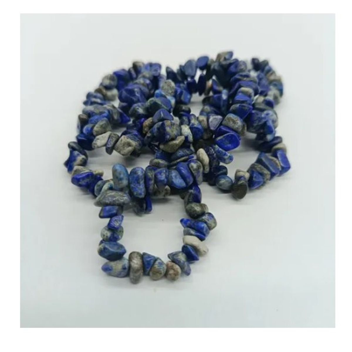 GENERICO - Piedra Lapislázuli Chip Piedra Energética Perforada