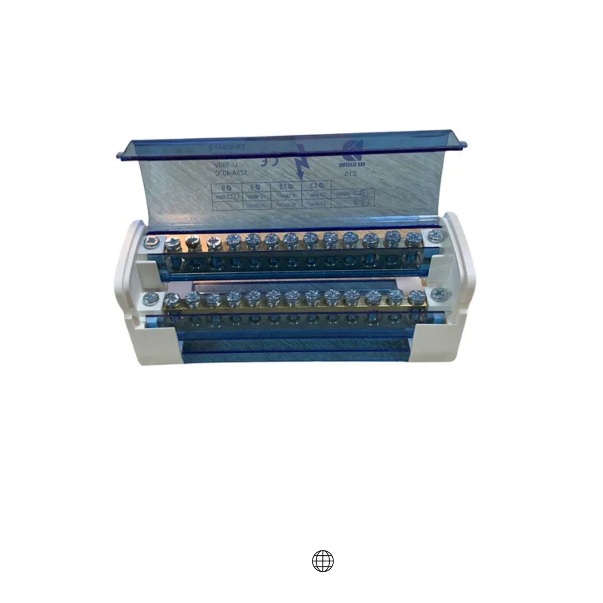 GENERICO - REPARTIDOR BIPOLAR 15 POSIC. 125A (OCUPA 8 MOD.)