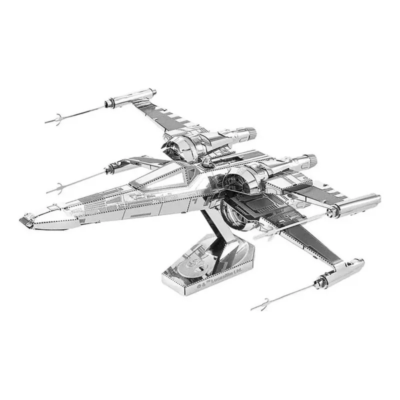 GENERICO - Poe Damerons X-wing Fighter Puzzle 3d Star Wars Metal Earth