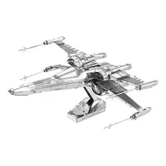 GENERICO - Poe Damerons X-wing Fighter Puzzle 3d Star Wars Metal Earth
