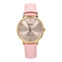 Reloj dama LTP-VT01GL-4B correa cuero rosa