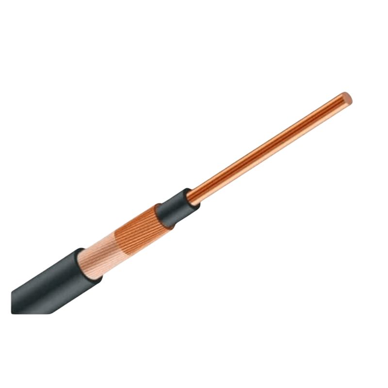 GENERICO - Cable Concentrico 2X4MM2 Negro - Rollo 30mts