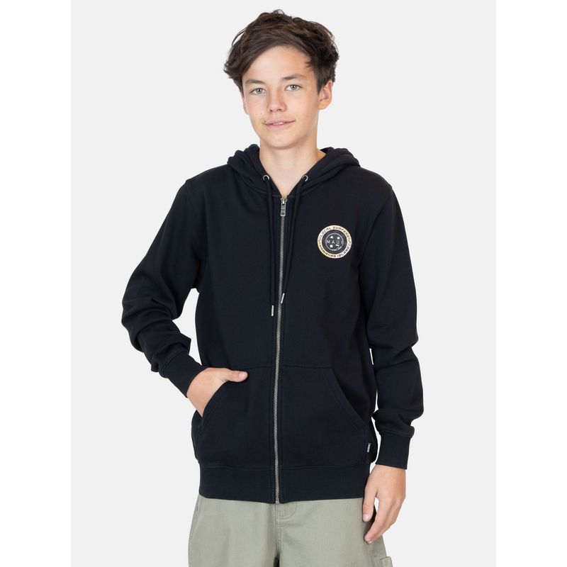 MAUI AND SONS - Poleron FZ  Oralia Negro Infantil Maui And Sons - Negro
