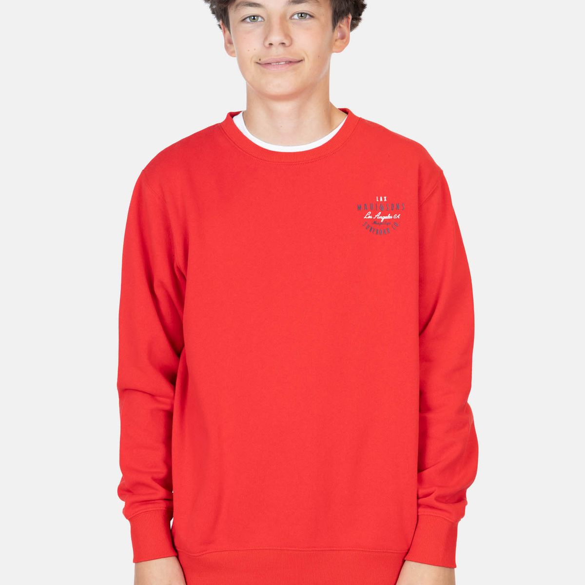 MAUI AND SONS - Poleron CR Vaenil Rojo Infantil Maui And Sons - Rojo