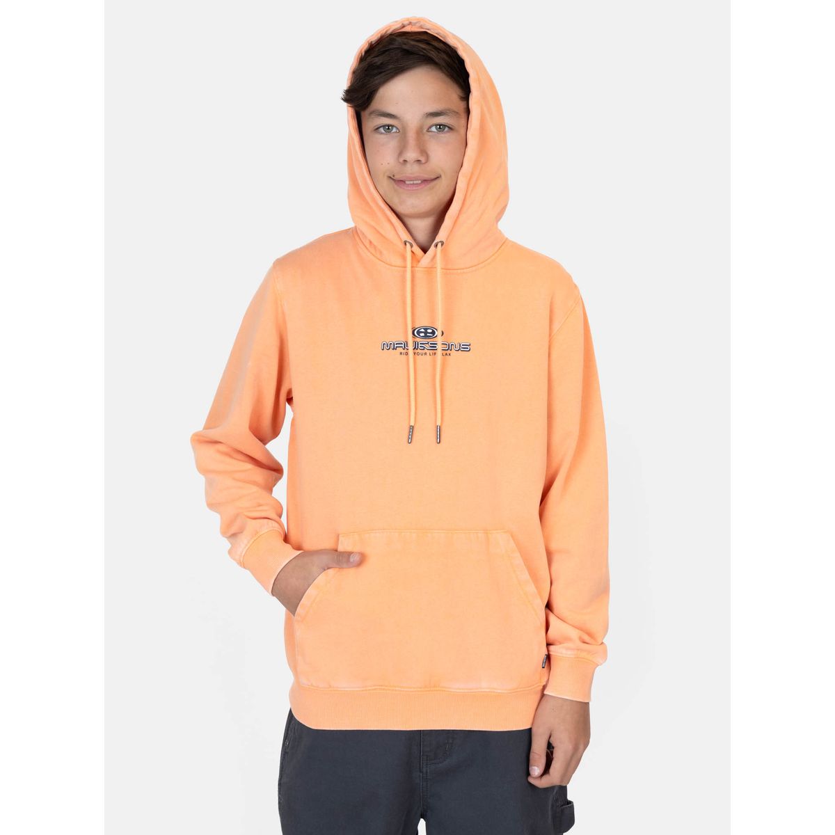 MAUI AND SONS - Poleron Canguro Solaya Naranja Infantil Maui And Sons - Naranjo