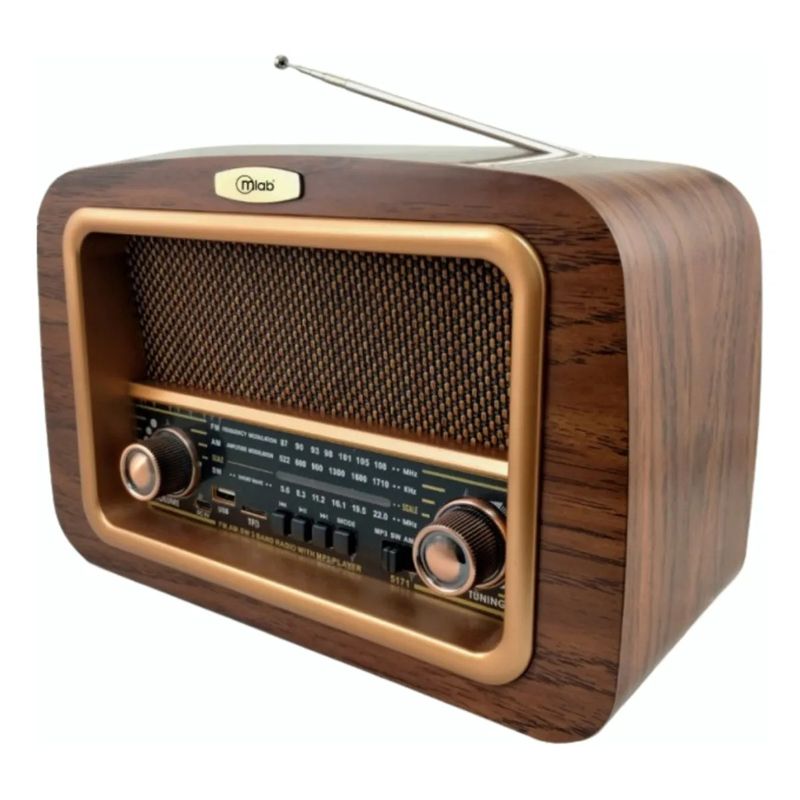 MLAB - Radio Retro Mlab Nostalgic Recargable Bluetooth 9470