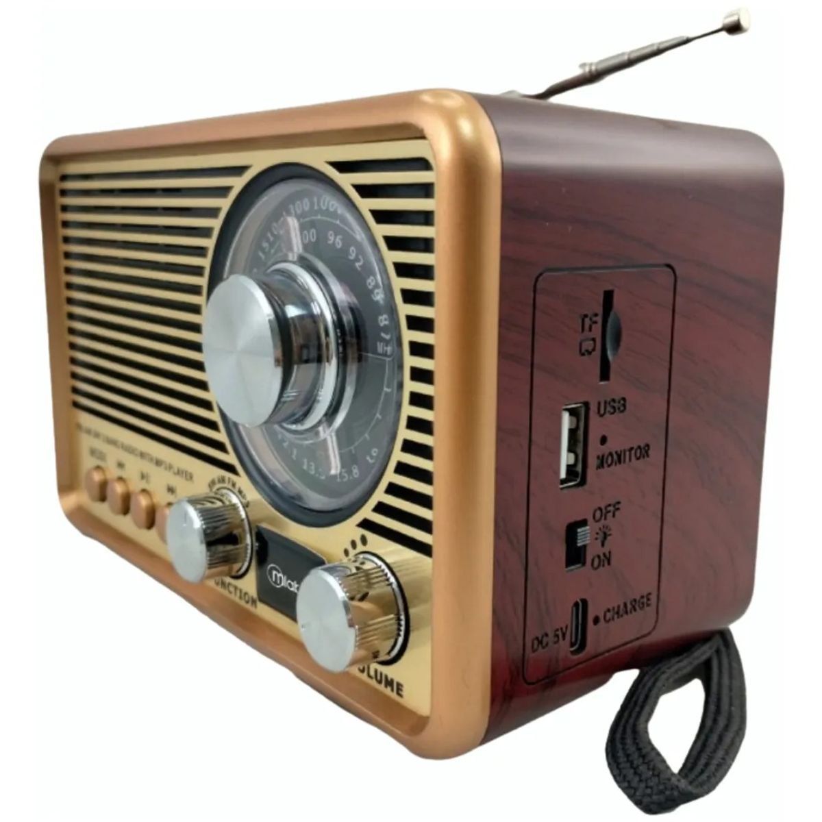 MLAB - Radio Recargable Bluetooth Retro Classic Mlab 9469