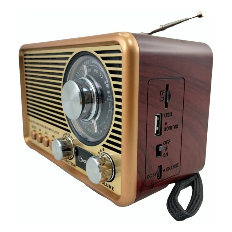 MLAB - Radio Recargable Bluetooth Retro Classic Mlab 9469