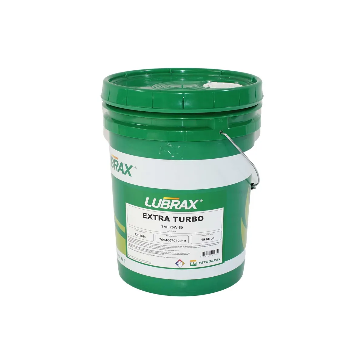 LUBRAX - Aceite Motor Lubrax Extra Turbo 20w50 19 Lts