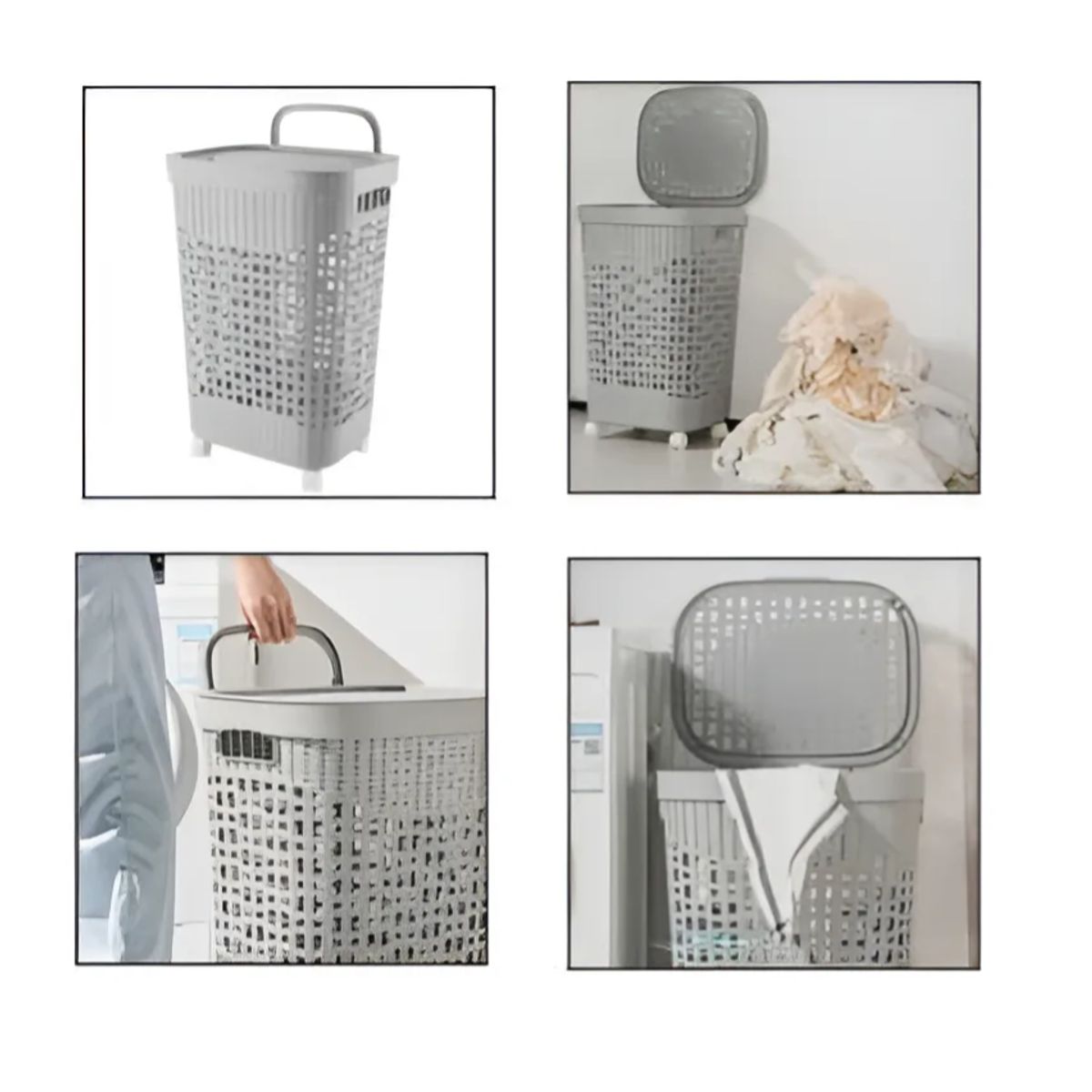 GENERICO - Cesta De Ropa Con Ruedas