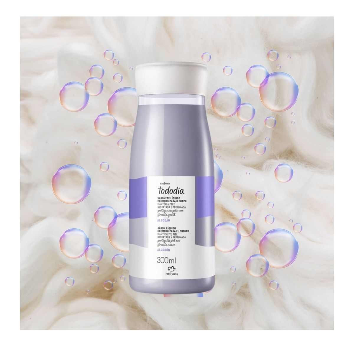 GENERICO - Jabón Líquido Cremoso Algodón 300ml