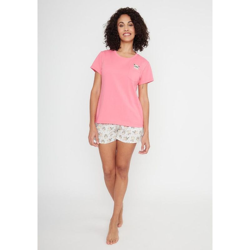 KAYSER - Pijama  de mujer algodón 701081M KAYSER - Fucsia