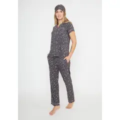 KAYSER - Pijama de mujer algodón 701117M - Gris