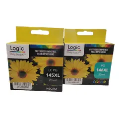 LOGIC - Pack cartuchos 145XL-146XL