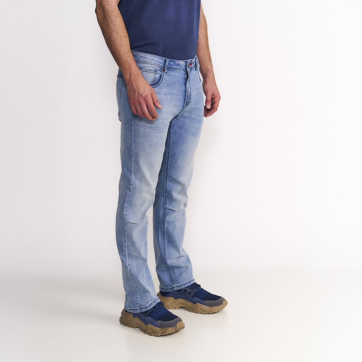 ELLUS - Ellus Jeans Hombre Straight Tiro Alto Pinzas