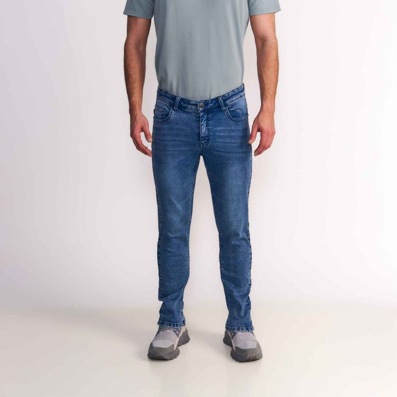 ELLUS Ellus Jeans Hombre Slim Tiro Medio Techno Fabric