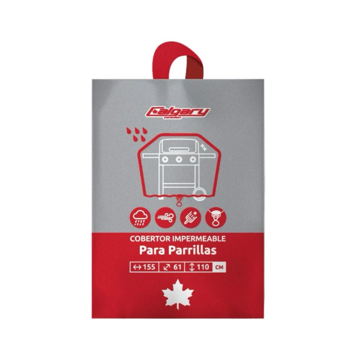 CALGARY - Cobertor Parrilla Asador Exterior Funda Protector Barbacoa