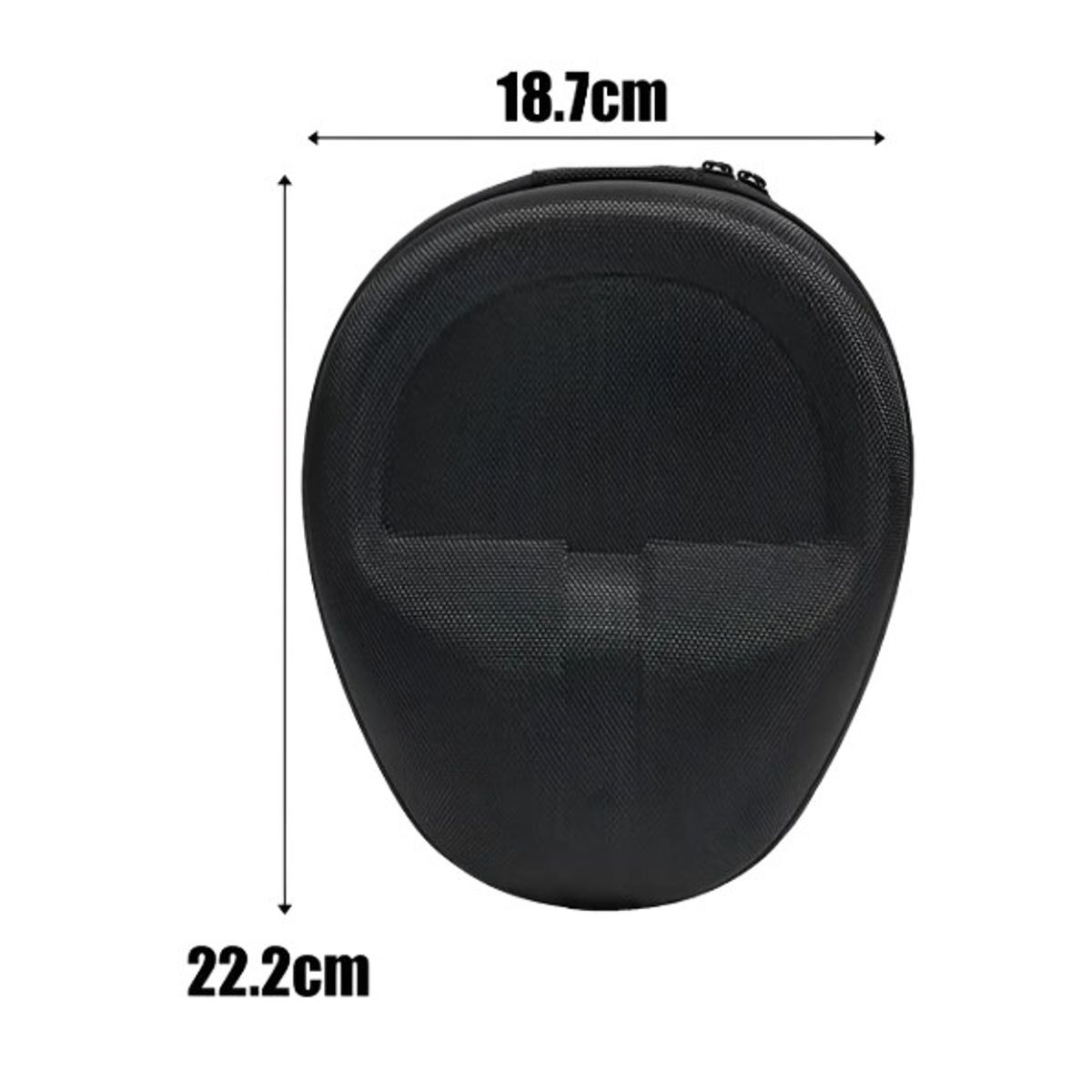 GENERICO - Estuche Duro 22,5 X 19cm Para Audifonos Sony Y Similares - Negro