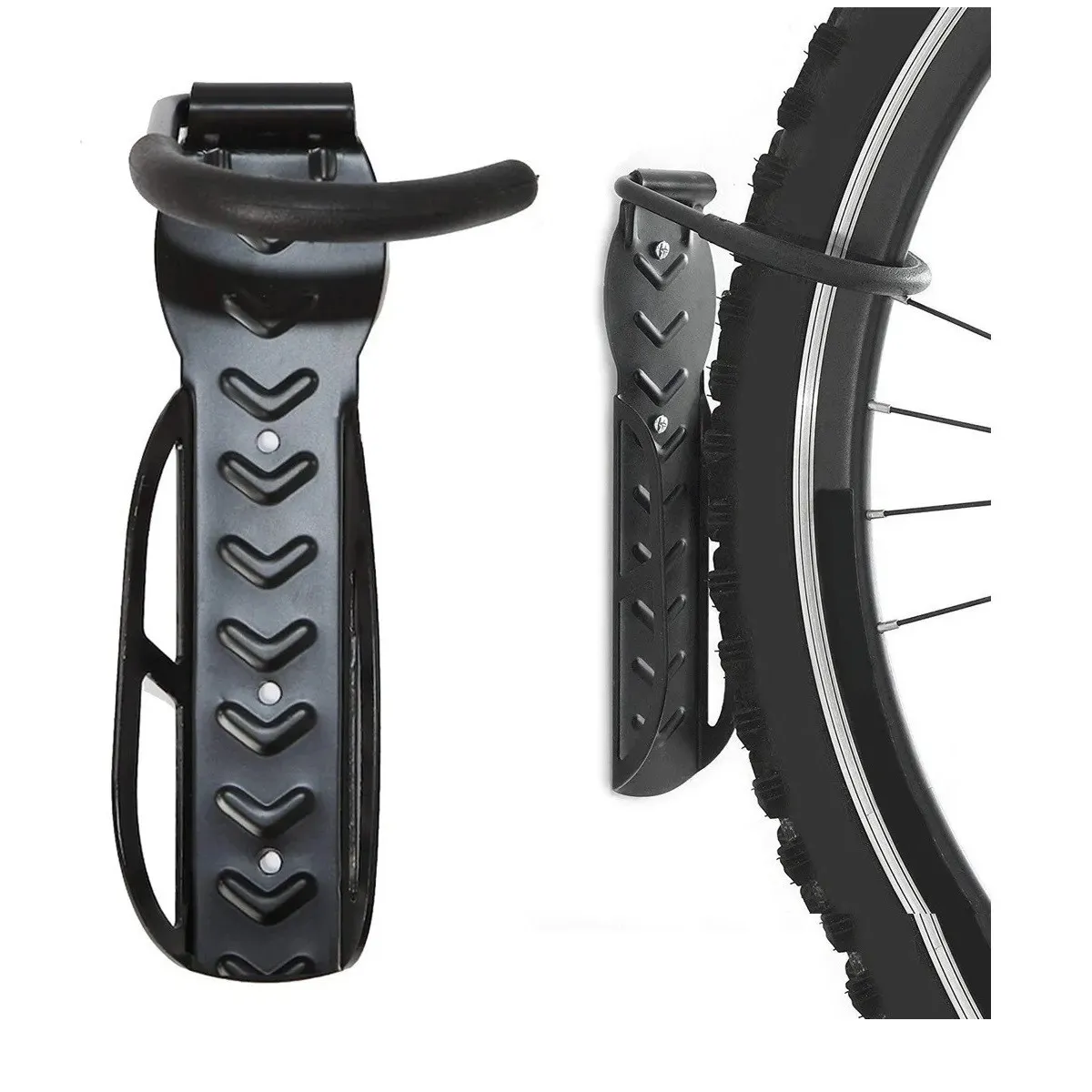 GENERICO - Pack X2 Soporte De Pared Parar Bicicleta Gancho Pared Bici