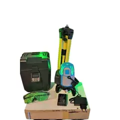 GENERICO - NIVEL LASER 12 LINEAS VERDES AUTONIVELANTE 360 + TRIPODE