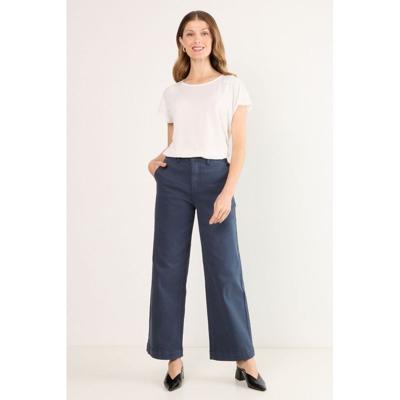 MA GRIFFE - Jeans Mujer Azul Magriffe