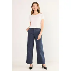 MA GRIFFE - Jeans Mujer Azul Magriffe